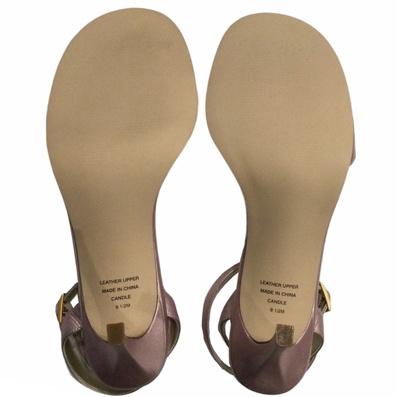 Dazzling Pink Satin Dress Sandals Heels, Bejeweled Straps, Adjustable Sz 8.5 NIB - Picture 8 of 16